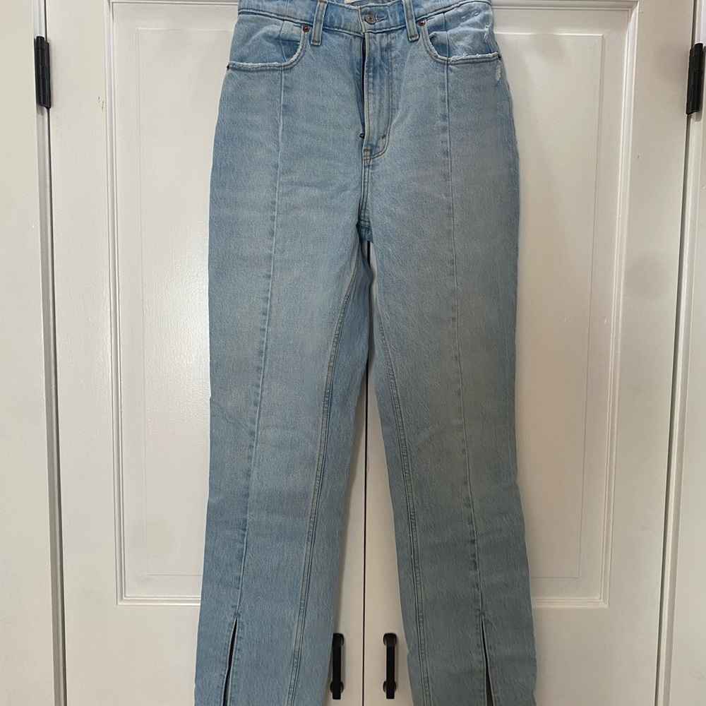 Abercrombie & Fitch High Rise Light Blue Jeans